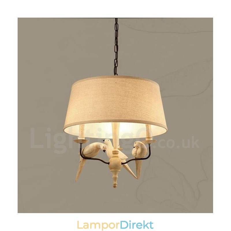 3 Light Rustic Lodge Vintage Pendel Light