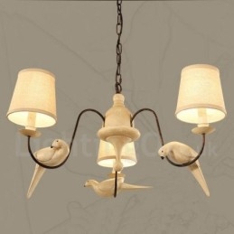 3 Light Rustic Lodge Vintage Pendel Light