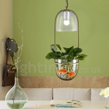 Rustik Lodge Metall Glas Taklampa Rustik Lodge Metall Glas Taklampa