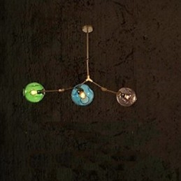 Art Color Glass Bulb Pendel