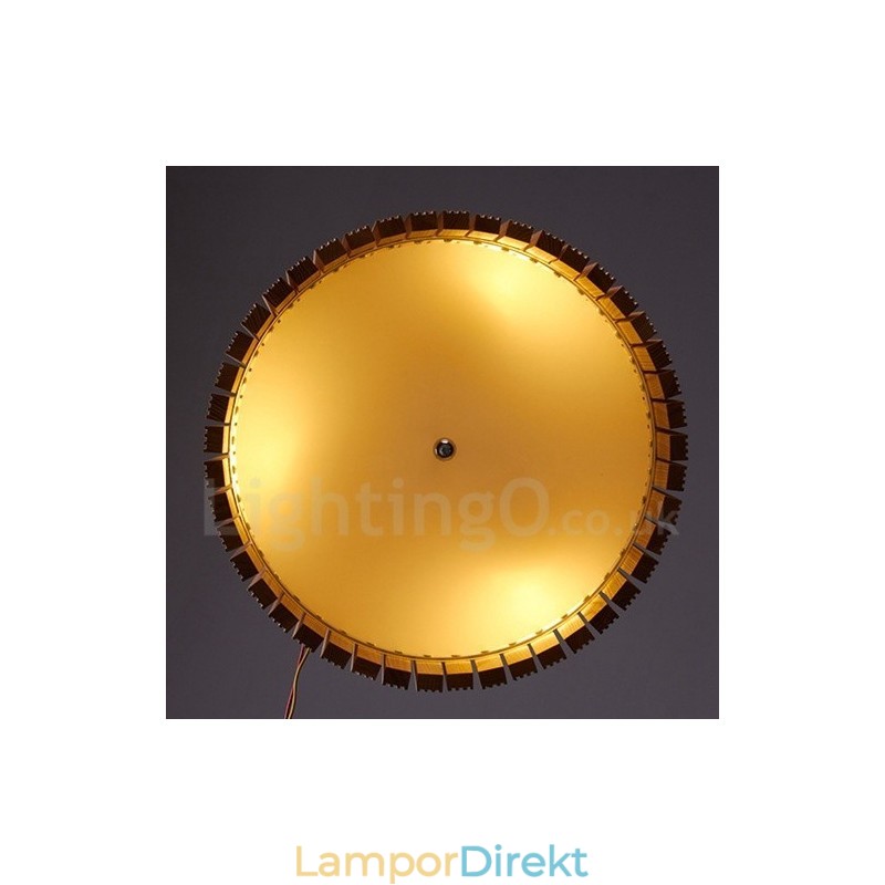 Modern Och Modern Trätrumma Taklampa