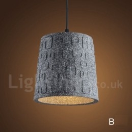 Retro Vintage Concrte 1 Ljus Taklampa