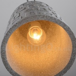 Retro Vintage Concrte 1 Ljus Taklampa