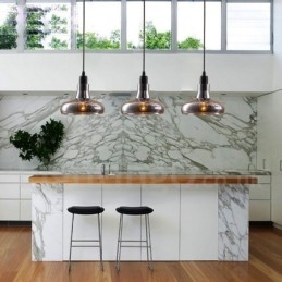 Retro Vintage 1 Ljus Taklampa Med Glasskärm