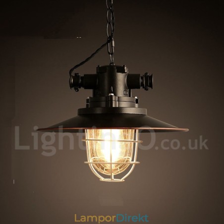 Retro Vintage Metall 1 Ljus Taklampa Retro Vintage Metall 1 Ljus Taklampa