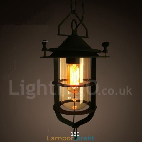 Retro Vintage Metall 1 Ljus Taklampa Retro Vintage Metall 1 Ljus Taklampa