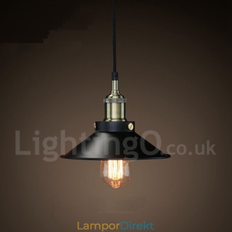 Retro Vintage Metall 1 Ljus Taklampa Retro Vintage Metall 1 Ljus Taklampa