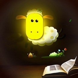 Creative Spirit Intelligent Light Control Small Night Light Barn Vägglampa Lights