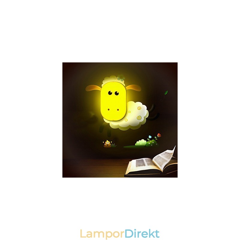 Creative Spirit Intelligent Light Control Small Night Light Barn Vägglampa Lights