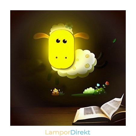 Creative Spirit Intelligent Light Control Small Night Light Barn Vägglampa Lights Creative Spirit Intelligent Light Control Small Night Light Barn Vägglampa Lights
