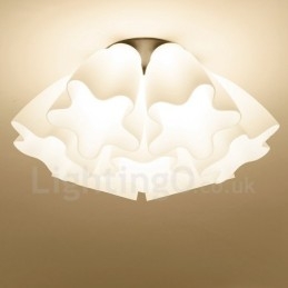 7 Light Rustic Lodge Integrerad Ljuskrona