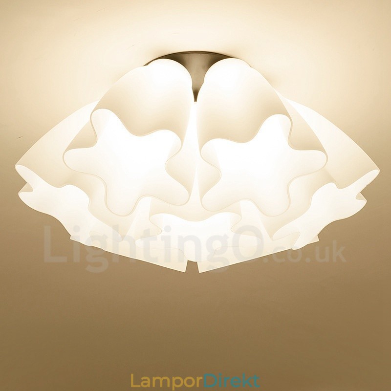 7 Light Rustic Lodge Integrerad Ljuskrona