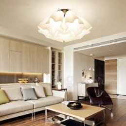 7 Light Rustic Lodge Integrerad Ljuskrona