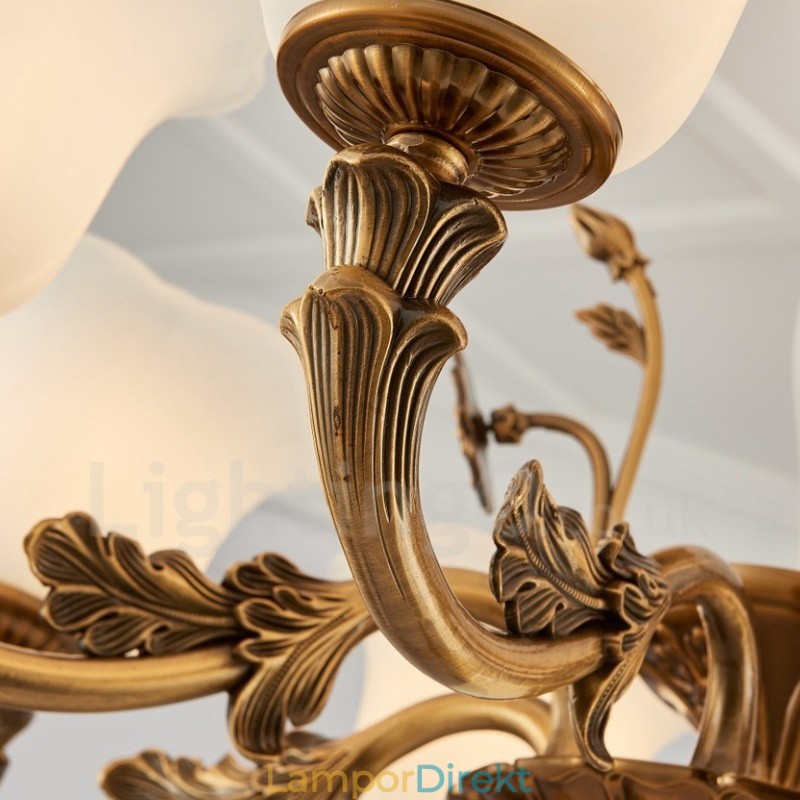 8 Lätt Traditionell Klassisk Integrerad Lyxljuskrona I Metall