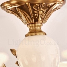 8 Lätt Traditionell Klassisk Integrerad Lyxljuskrona I Metall