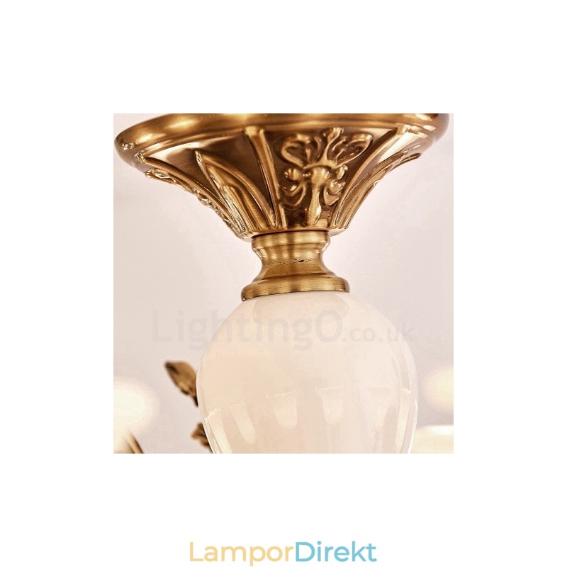 8 Lätt Traditionell Klassisk Integrerad Lyxljuskrona I Metall