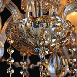 Ljuskrona Crystal Traditional Classic Glass 6 Light