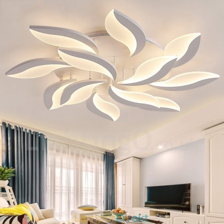 12 Ljus Modern Samtida Integrerad 108W Ljuskrona 12 Ljus Modern Samtida Integrerad 108W Ljuskrona