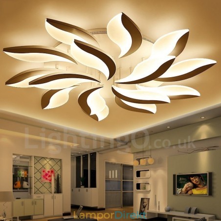 15 Ljus Modern Samtida Integrerad 128W Ljuskrona 15 Ljus Modern Samtida Integrerad 128W Ljuskrona