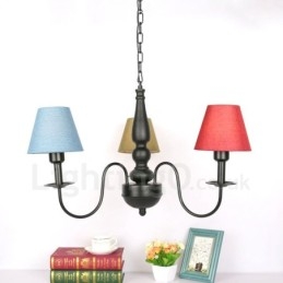 3 Ljus Traditionell Klassisk Integrerad Metallkrona