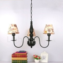 3 Ljus Traditionell Klassisk Integrerad Metallkrona