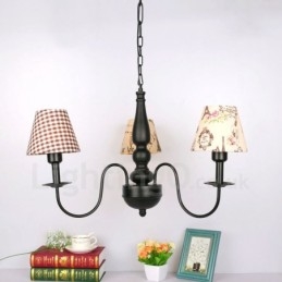 3 Ljus Traditionell Klassisk Integrerad Metallkrona