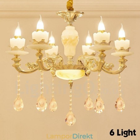 6 Lätt Traditionell Klassisk Integrerad Metallkrona 6 Lätt Traditionell Klassisk Integrerad Metallkrona
