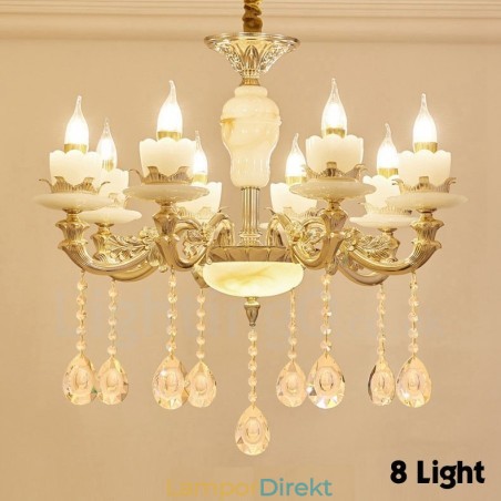 8 Lätt Traditionell Klassisk Integrerad Metallkrona 8 Lätt Traditionell Klassisk Integrerad Metallkrona