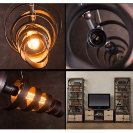 Retro Järnlampa Modern Minimalistisk Industriell Stil Ljuskrona
