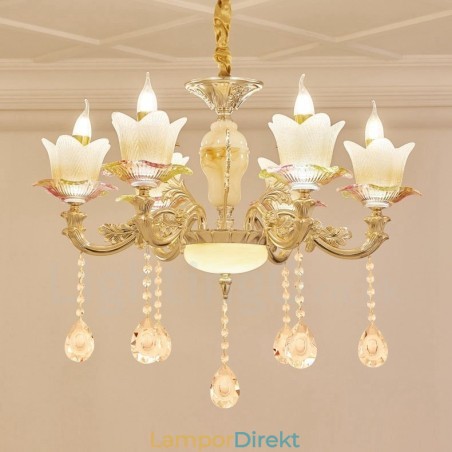 6 Lätt Traditionell Klassisk Integrerad Metallkrona 6 Lätt Traditionell Klassisk Integrerad Metallkrona