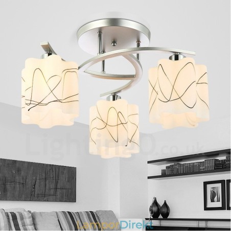 3 Ljus Modern Samtida Integrerad Ljuskrona 3 Ljus Modern Samtida Integrerad Ljuskrona