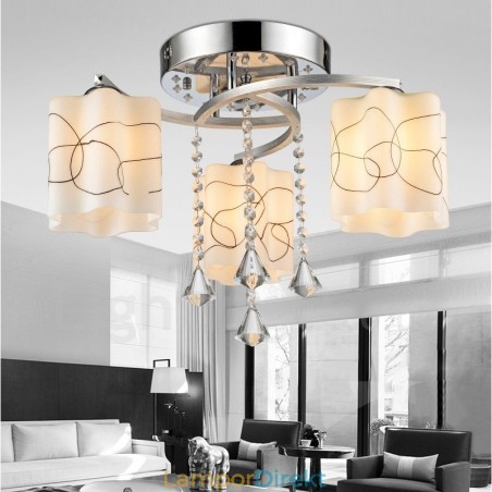 3 Ljus Modern Samtida Integrerad Ljuskrona 3 Ljus Modern Samtida Integrerad Ljuskrona