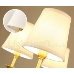 6 Light Rustic Lodge Integrerad Metallkrona