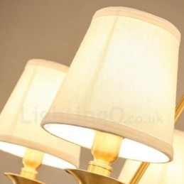 8 Light Rustic Lodge Integrerad Metallkrona