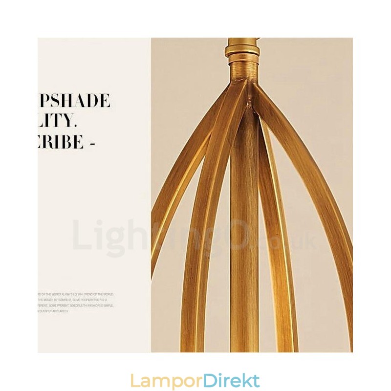 Light Rustic Lodge Integrerad Metallkrona