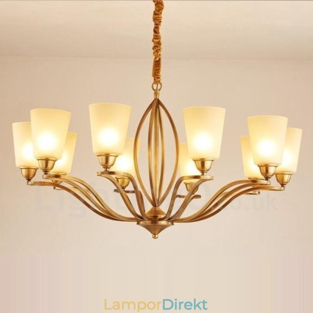 10 Light Rustic Lodge Integrerad Metallkrona 10 Light Rustic Lodge Integrerad Metallkrona