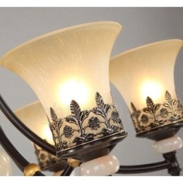 3 Ljus Traditionell Klassisk Integrerad Metallkrona
