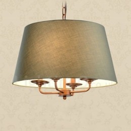 Light Rustic Lodge Integrerad Metallkrona