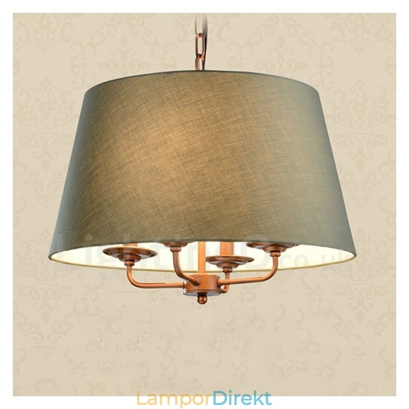 Light Rustic Lodge Integrerad Metallkrona