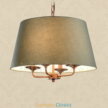 Light Rustic Lodge Integrerad Metallkrona Light Rustic Lodge Integrerad Metallkrona