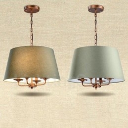 Light Rustic Lodge Integrerad Metallkrona