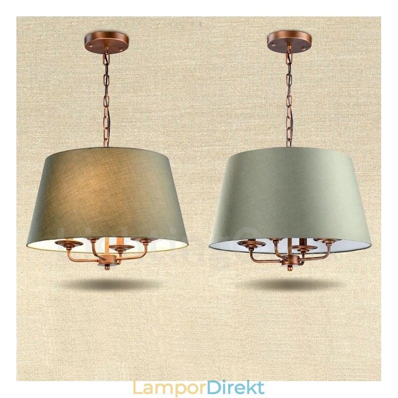 Light Rustic Lodge Integrerad Metallkrona