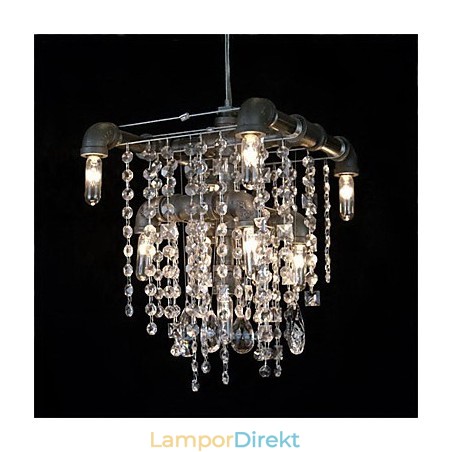 Nordamerikansk Stil Karakteristisk Crystal 9 Ljus Ljuskrona I Rördesign Nordamerikansk Stil Karakteristisk Crystal 9 Ljus Ljuskrona I Rördesign