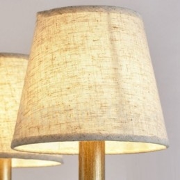 8 Light Rustic Lodge Integrerad Metallkrona