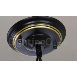 8 Light Rustic Lodge Integrerad Metallkrona