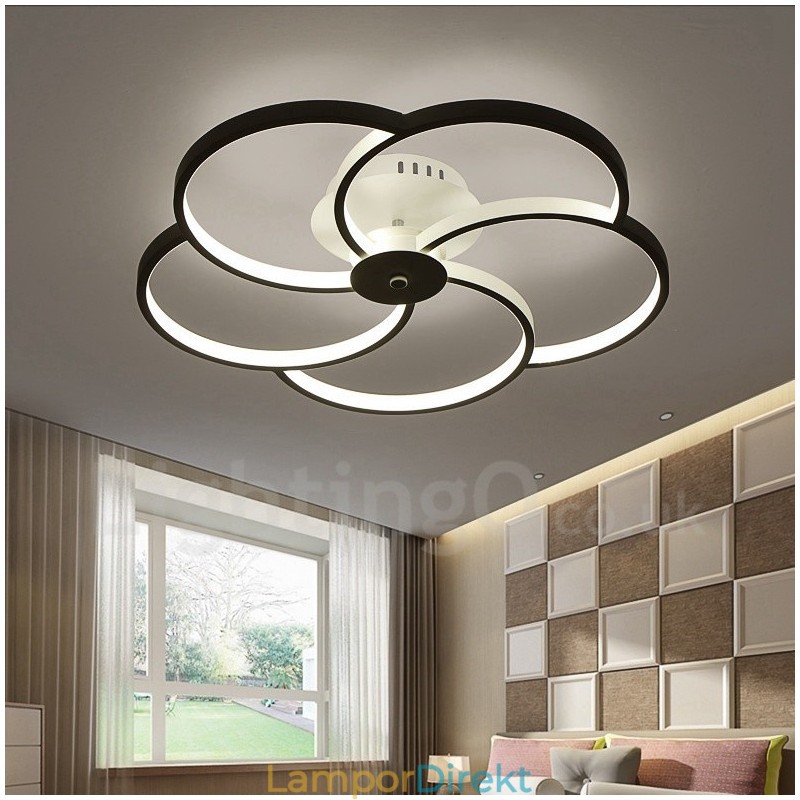 5 Ljus Modern Och Modern Integrerad Metallkrona