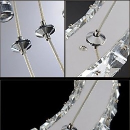 Kristall Taklampa Modern Belysning Tre Ringar D204060 K9 Stora Taklampor I Kristall