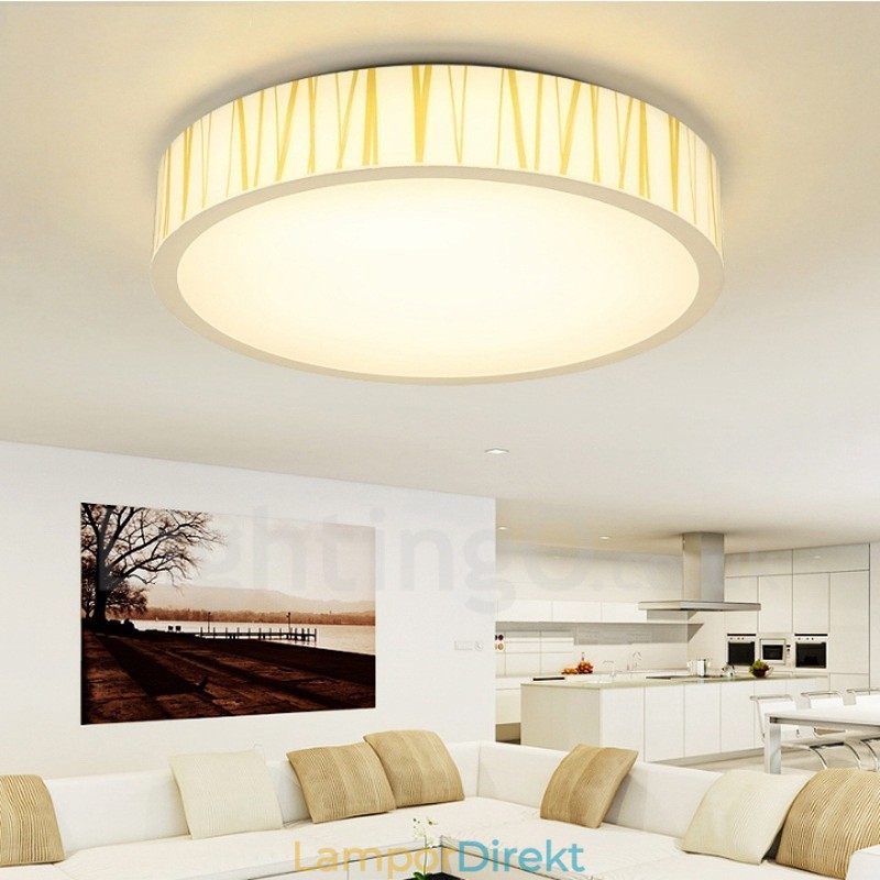 Modern Och Modern Integrerad Metalllampa För Infälld Montering