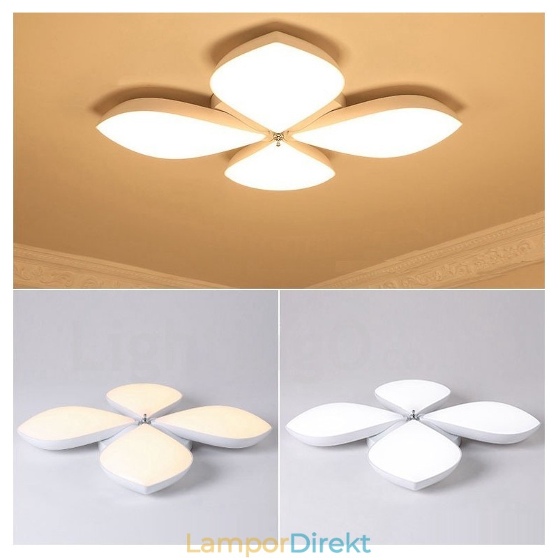 4 Ljus Modern Samtida Integrerad Metall Flush Mount Light