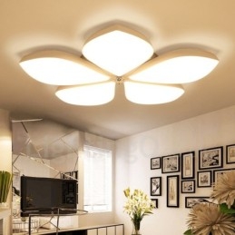 5 Ljus Modern Samtida Integrerad Metall Flush Mount Light